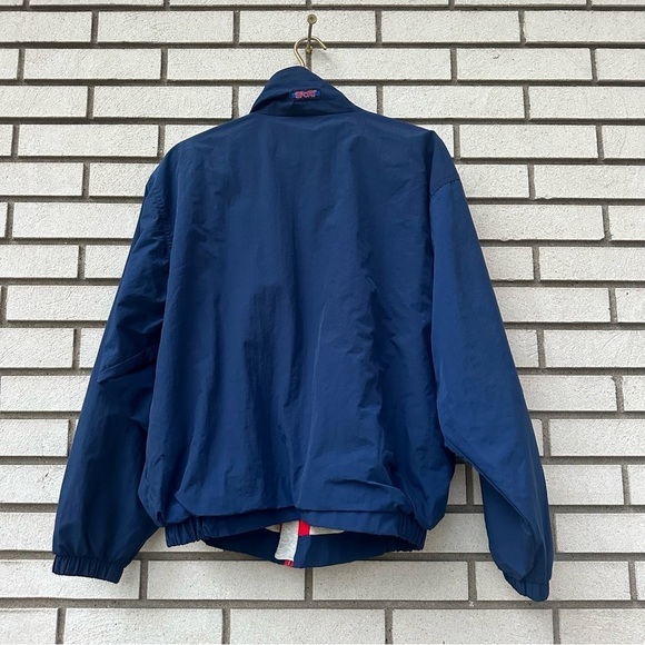 Vintage Dunbrooke Sport Castaway Yacht Club Sailing Jacket Blue Red Medium - Picture 11 of 13